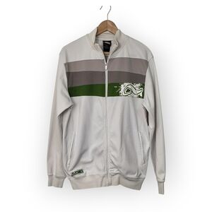 Vintage Y2K ADIO Footwear Full Zip Light Track Jacket Large